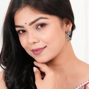 Women's Indian Bollywood Stylish AZ838-OXidised Jhumki Traditional Ethnic Earrings for Women - Unique Design